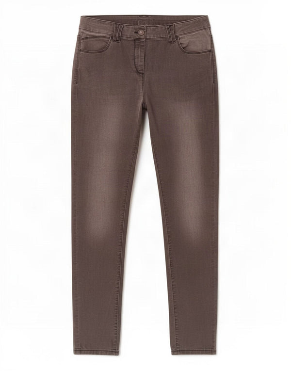 Jeans skinny da donna Marks & Spencer UK 14 Medio W34 L30 Cotone grigio