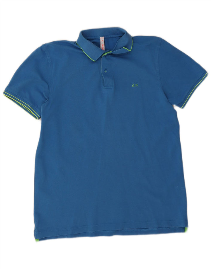 Polo Sun68 da bambino 15-16 anni in cotone blu