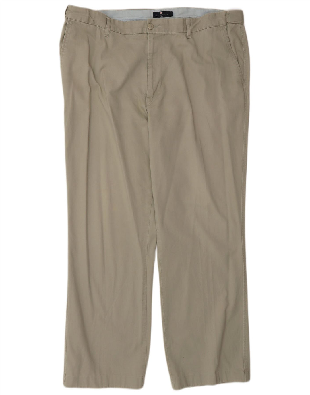 Pantaloni chino dritti Marks & Spencer da donna blu Harbour W42 L33 grigi