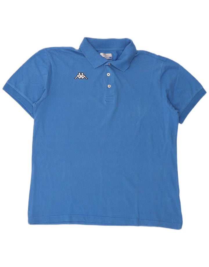 Polo Kappa Uomo XL Cotone Blu