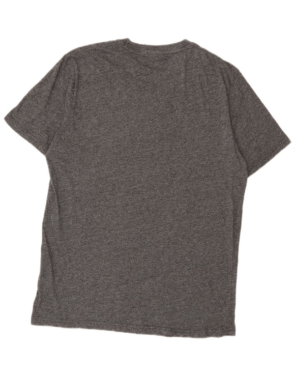 T-shirt grafica da uomo Champion Top XL in cotone chiazzato grigio
