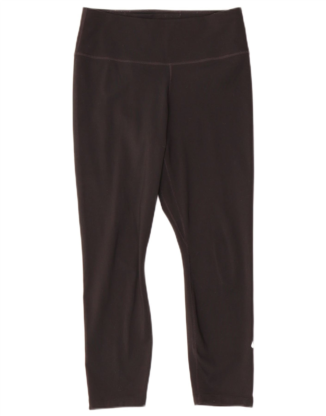 Leggings Capri Dri Fit da donna NIKE UK 10 piccoli poliestere nero