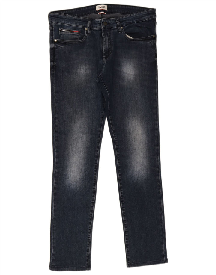 Tommy Hilfiger Uomo Denton Slim Jeans W34 L31 Blu Navy