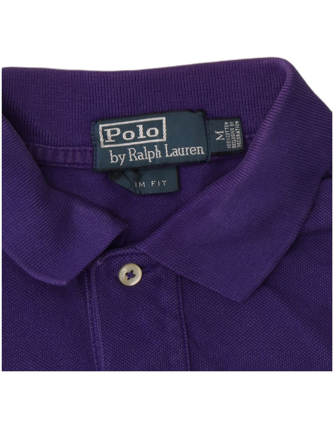 POLO RALPH LAUREN Polo da uomo slim fit in cotone viola medio