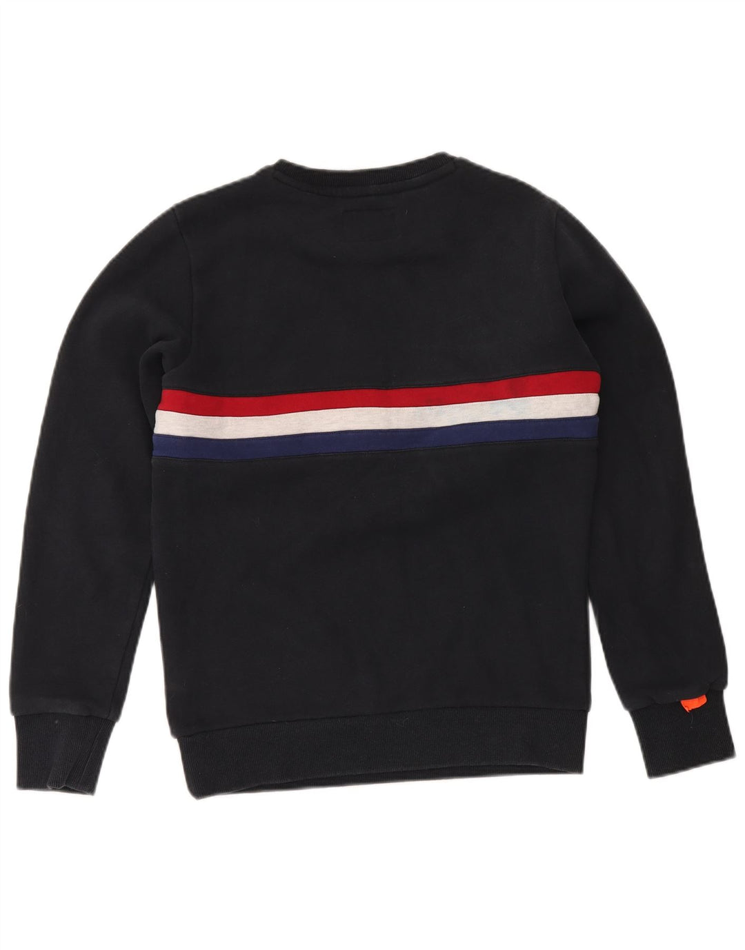 Felpa da uomo Superdry Maglione medio blu navy in cotone color block