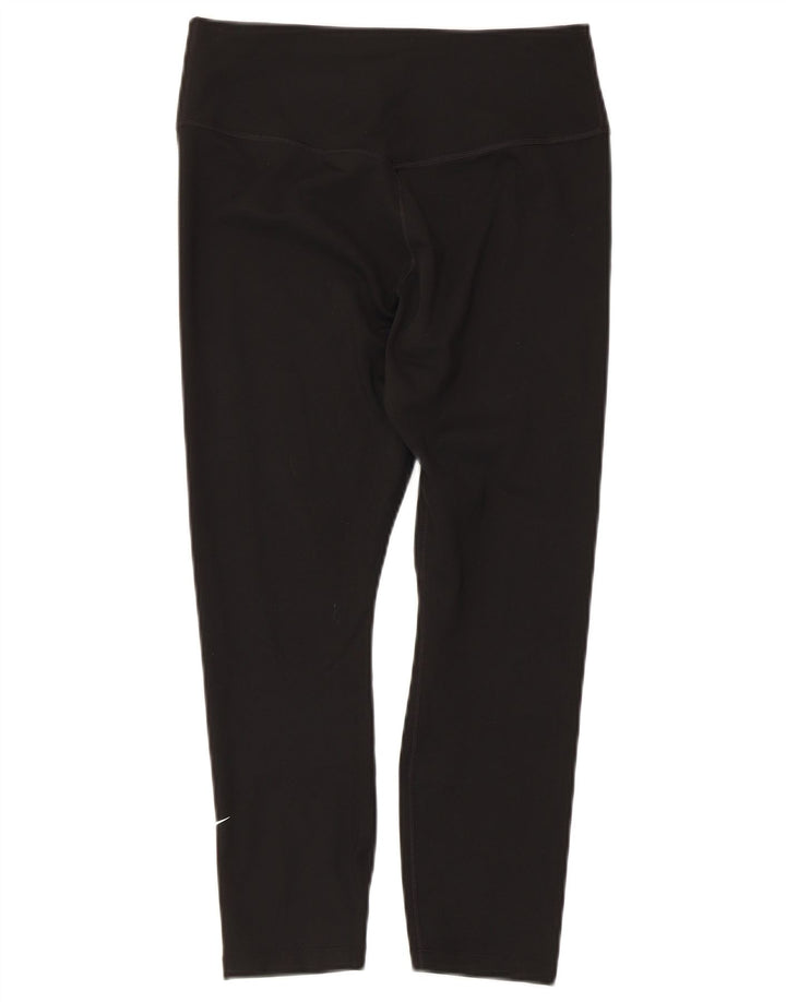 Leggings Nike Dri Fit Capri da donna UK 12 medio nero