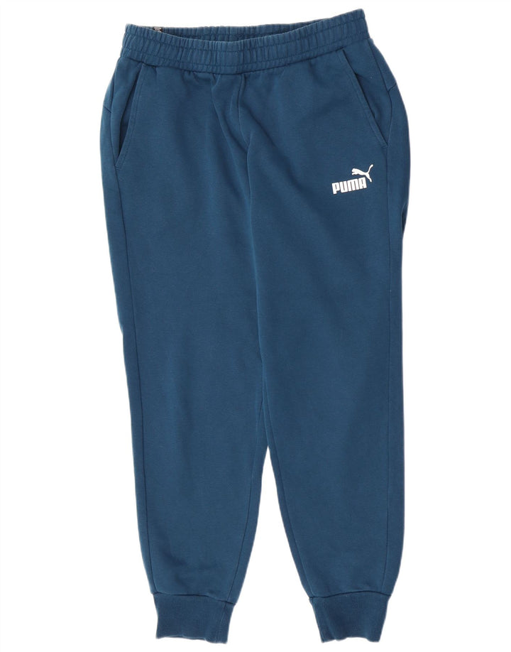 Pantaloni da tuta da uomo Puma Joggers grandi in cotone blu