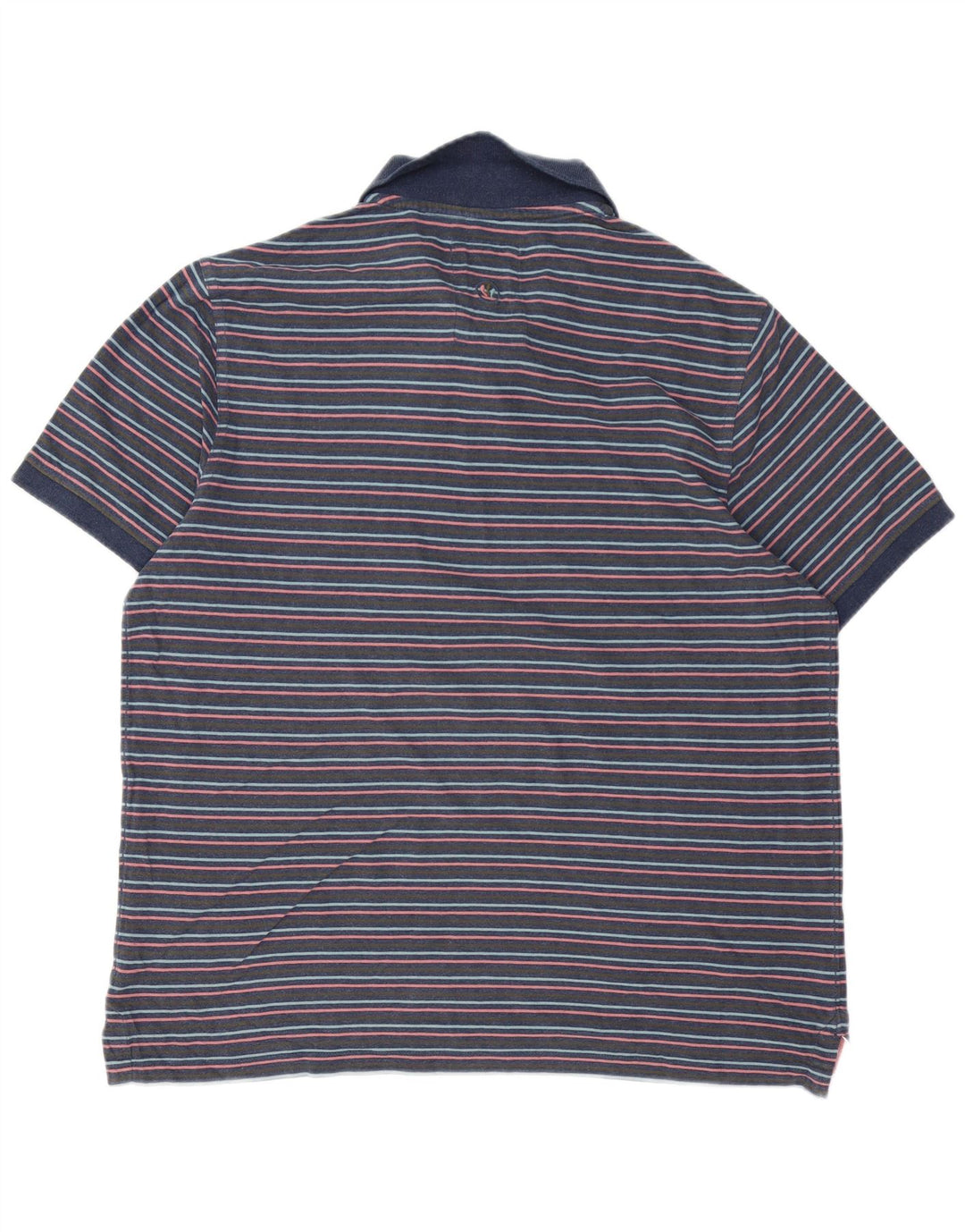 Polo da uomo FAT FACE XL in cotone a righe blu navy