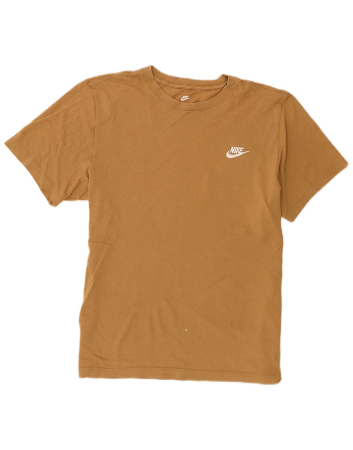 T-shirt da uomo Nike Top in cotone beige medio