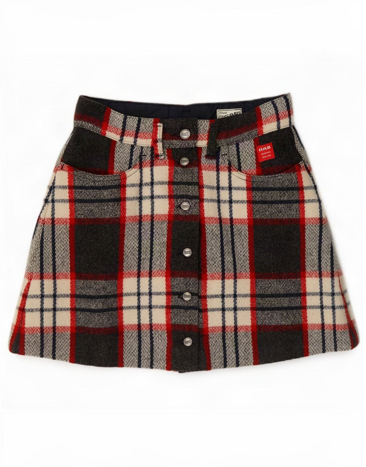 Minigonna da donna Gas piccola W26 scozzese multicolore