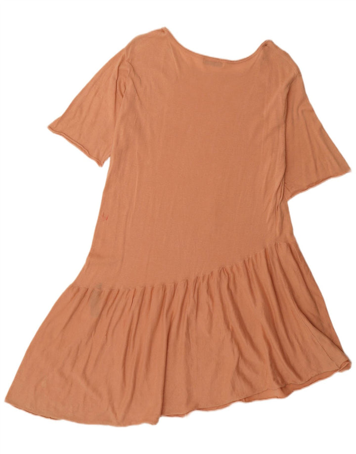 Abito asimmetrico da donna Zara UK 14 arancione medio