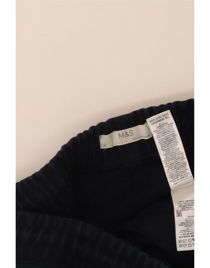 MARKS & SPENCER Pantaloni da tuta da uomo Joggers medi in cotone blu navy