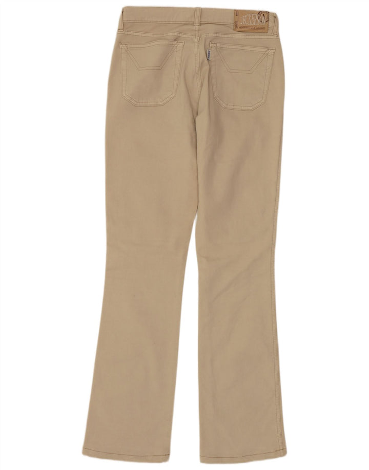 Jeans bootcut da donna JECKERSON W29 L31 cotone beige