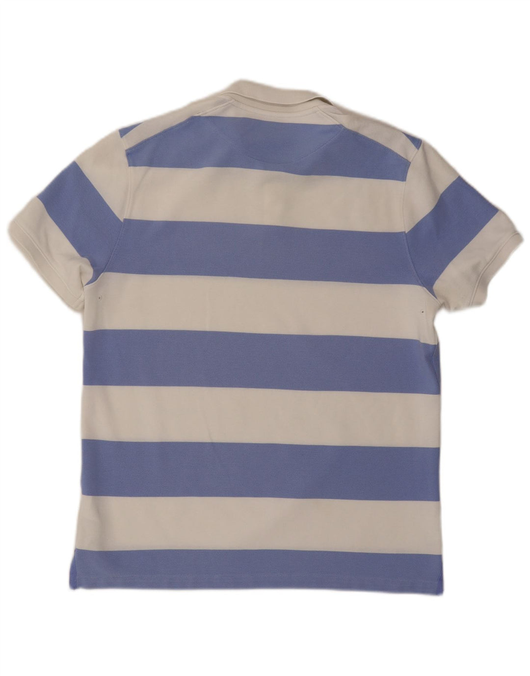 Polo da rugby da uomo Dri Fit NIKE, cotone a righe grandi bianche