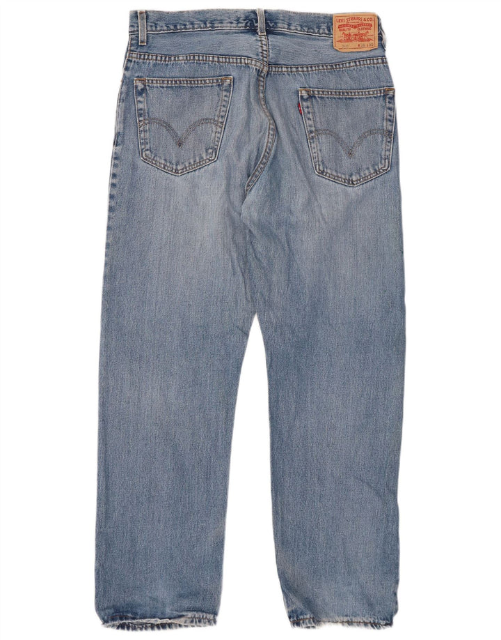LEVI'S Jeans dritti da uomo 505 W36 L30 cotone blu