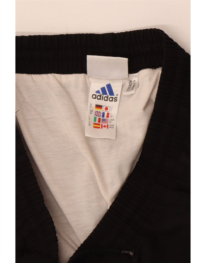 Pantaloncini sportivi da uomo Adidas Medium Black Colourblock in poliestere