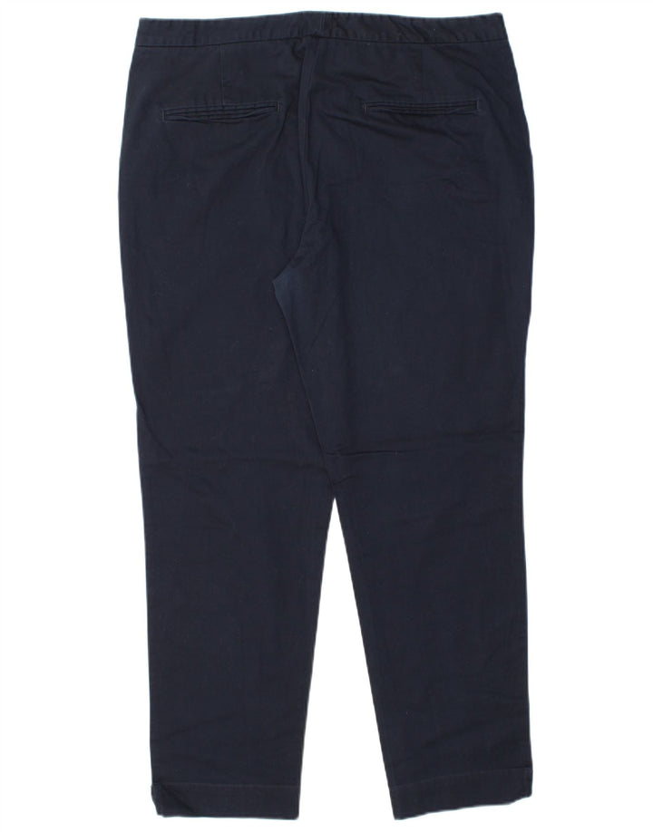 Pantaloni chino da donna MASSIMO DUTTI EU 44 XL W34 L28 Blu navy Classico