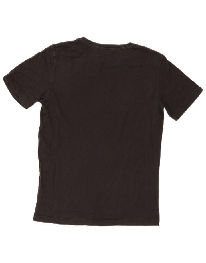 T-shirt grafica da uomo Puma Top Small in cotone nero