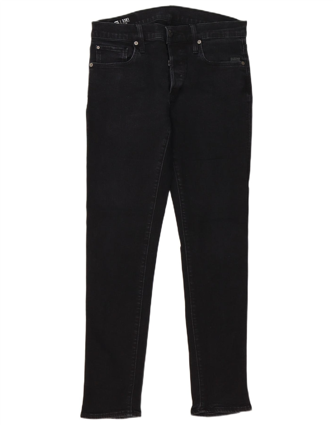 Jeans slim da uomo G-Star 3301 W30 L32 neri