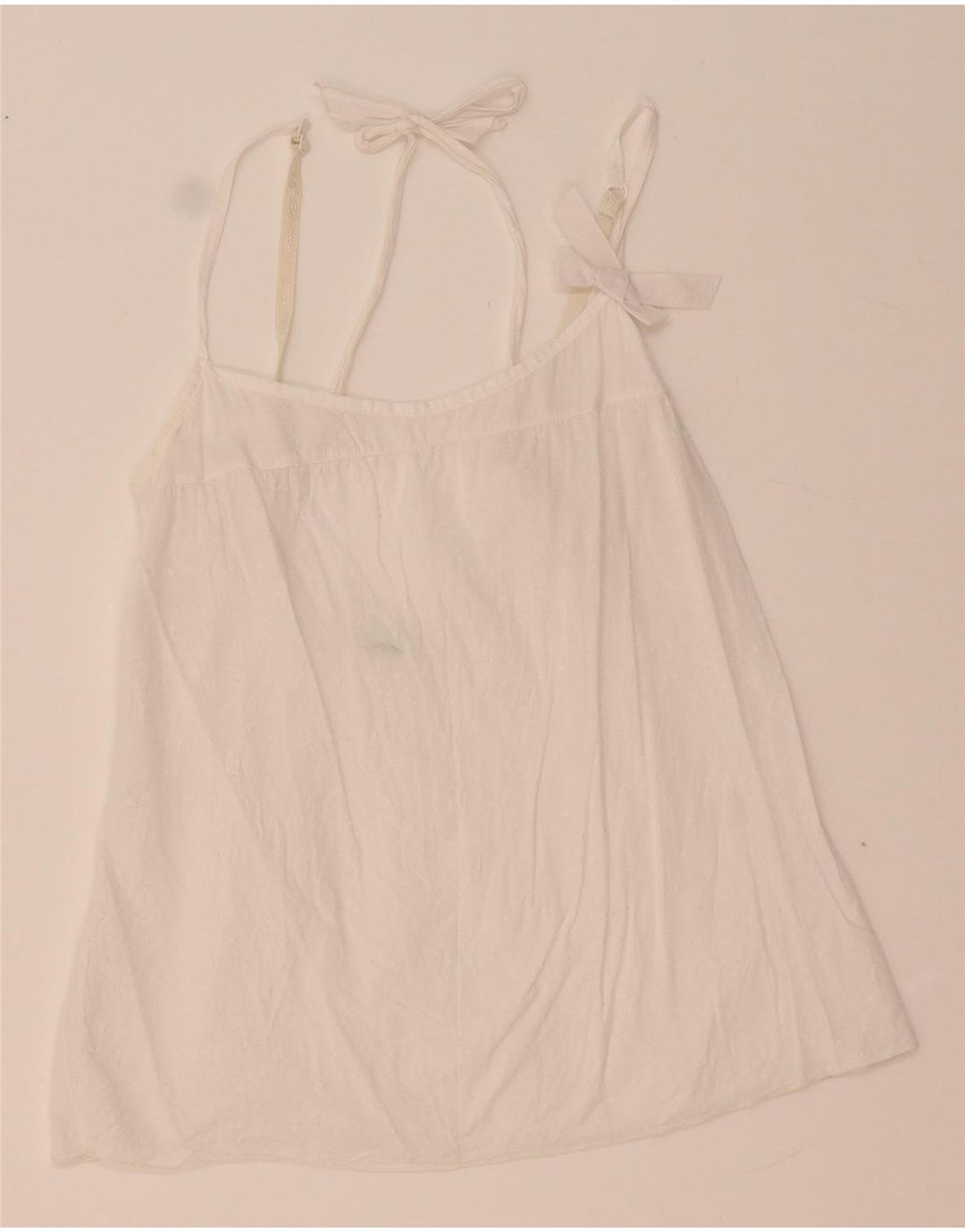 Canotta corta da donna Benetton UK 4 XS bianca