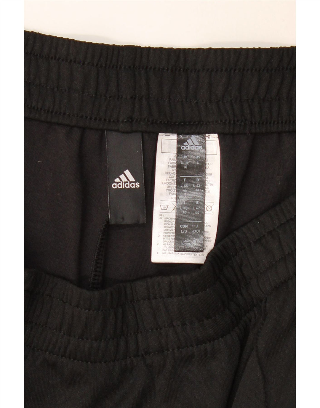 Pantaloni da tuta da donna Adidas UK 16/18 Large Nero Poliestere