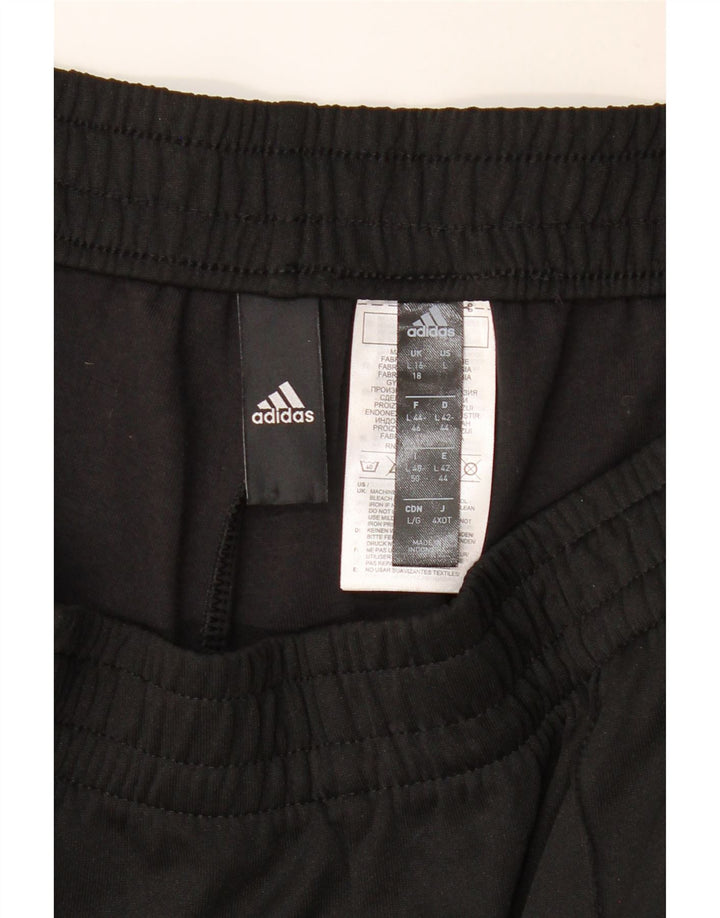 Pantaloni da tuta da donna Adidas UK 16/18 Large Nero Poliestere