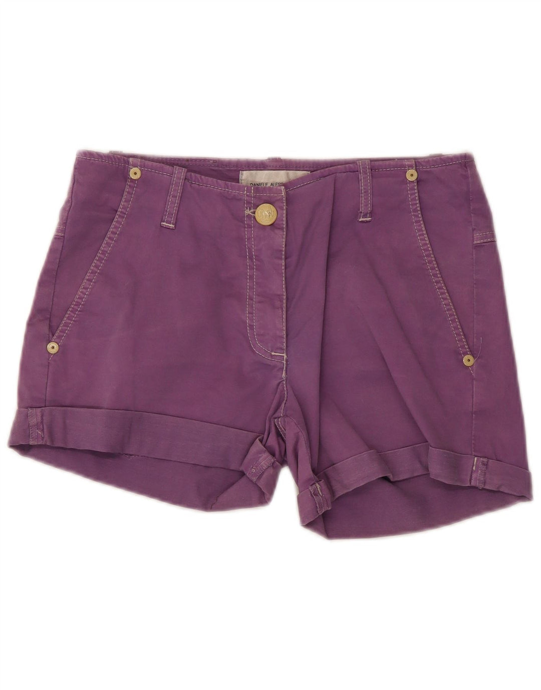 Pantalone Caldo Donna Daniele Alessandrini W27 Piccolo Viola Cotone