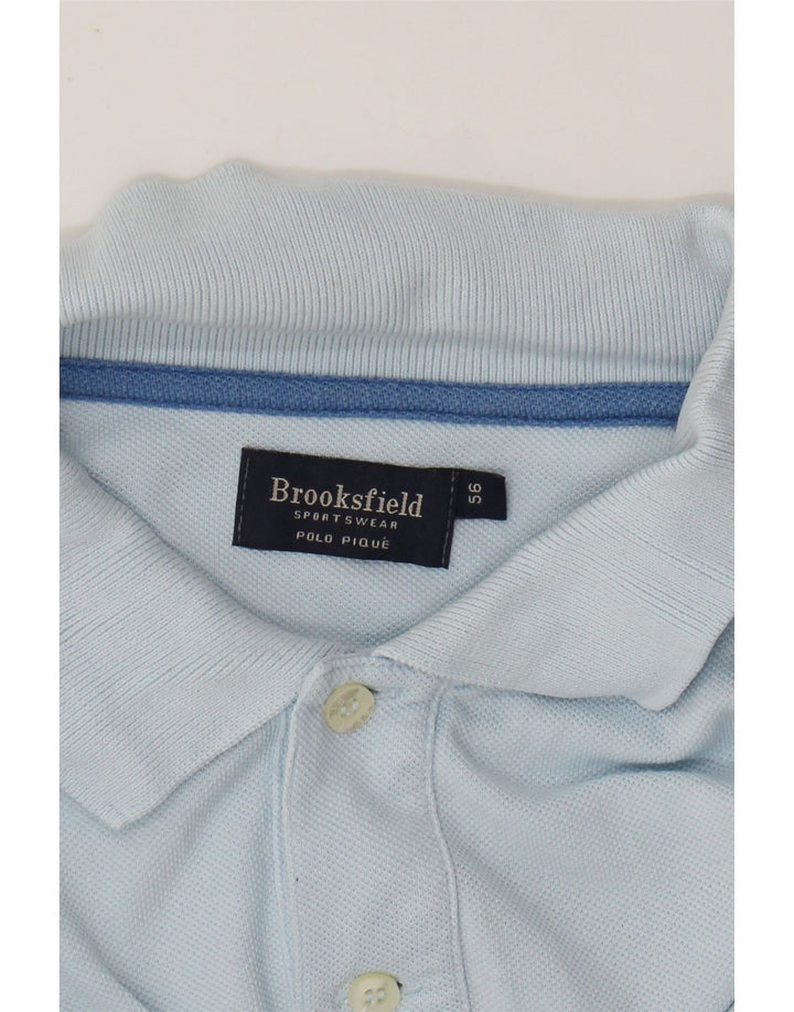 Polo Uomo BROOKSFIELD IT 56 XL Blu Cotone