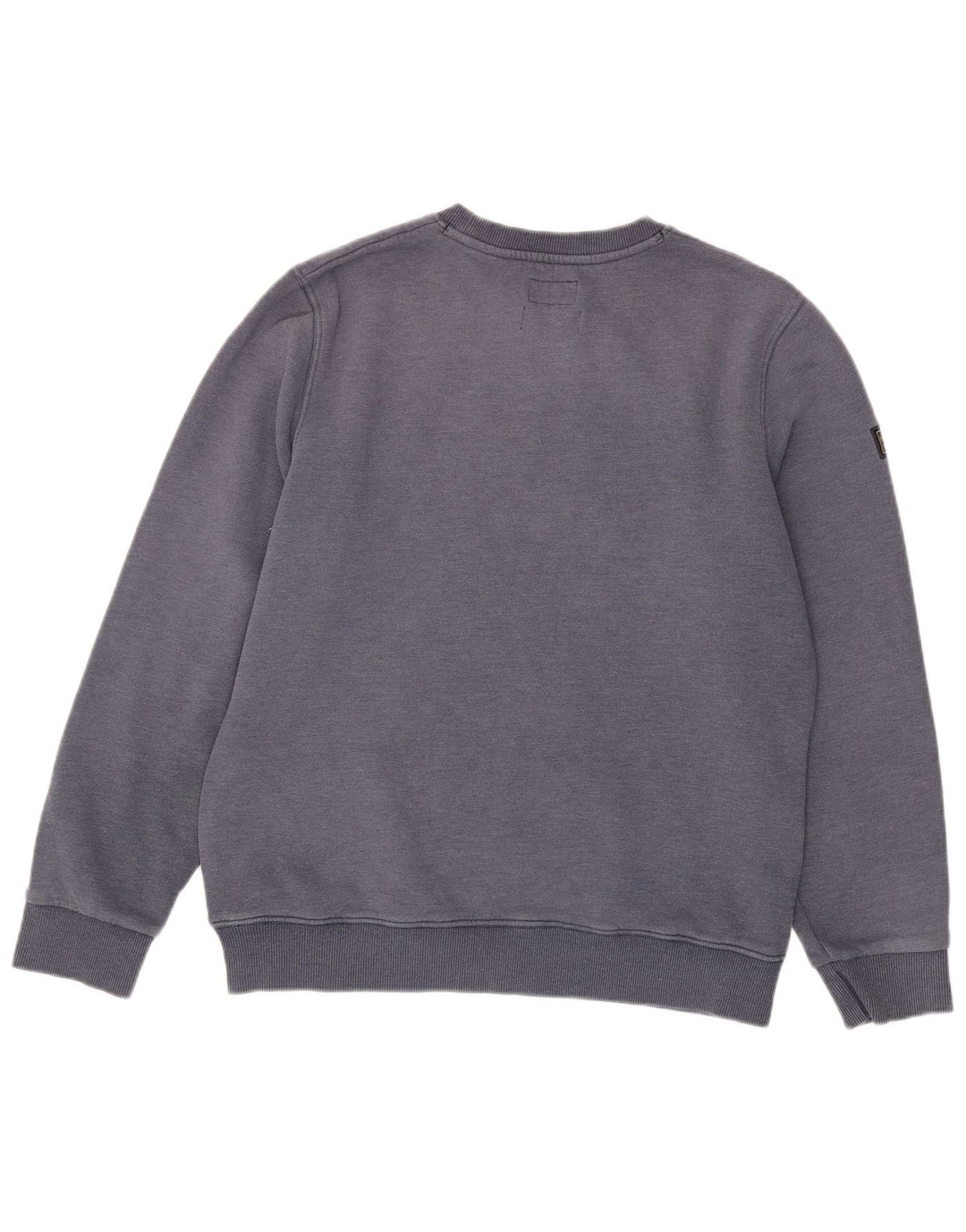 Felpa grafica da uomo SUPERDRY Maglione grande cotone blu navy