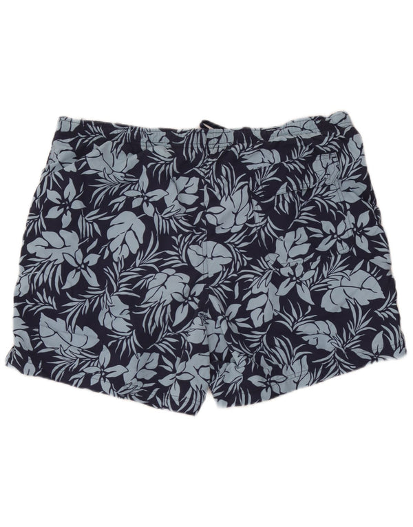 Pantaloncini da bagno da uomo L.L.Bean Grandi nylon floreale blu navy