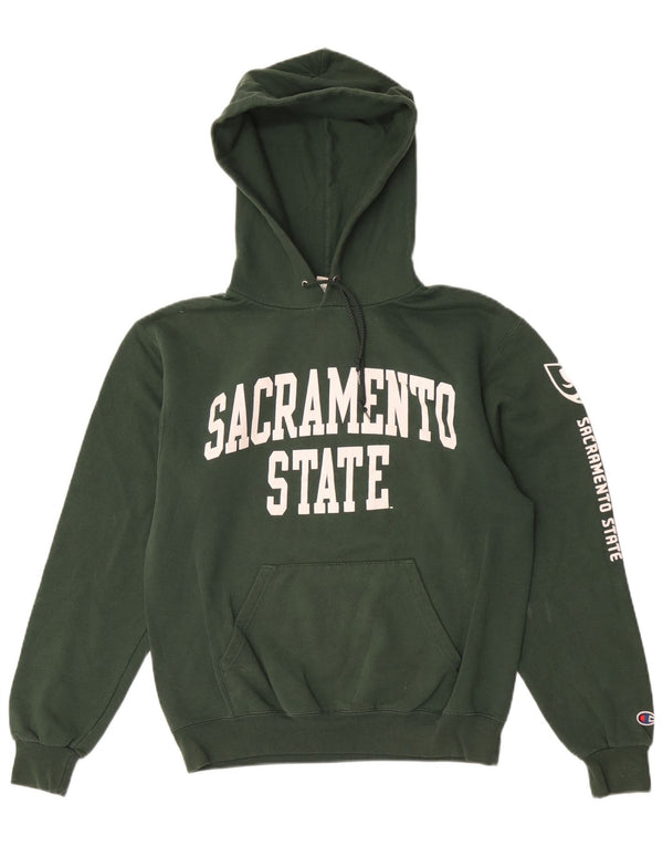 Felpa con cappuccio grafica Champion Sacramento da uomo, piccola, verde