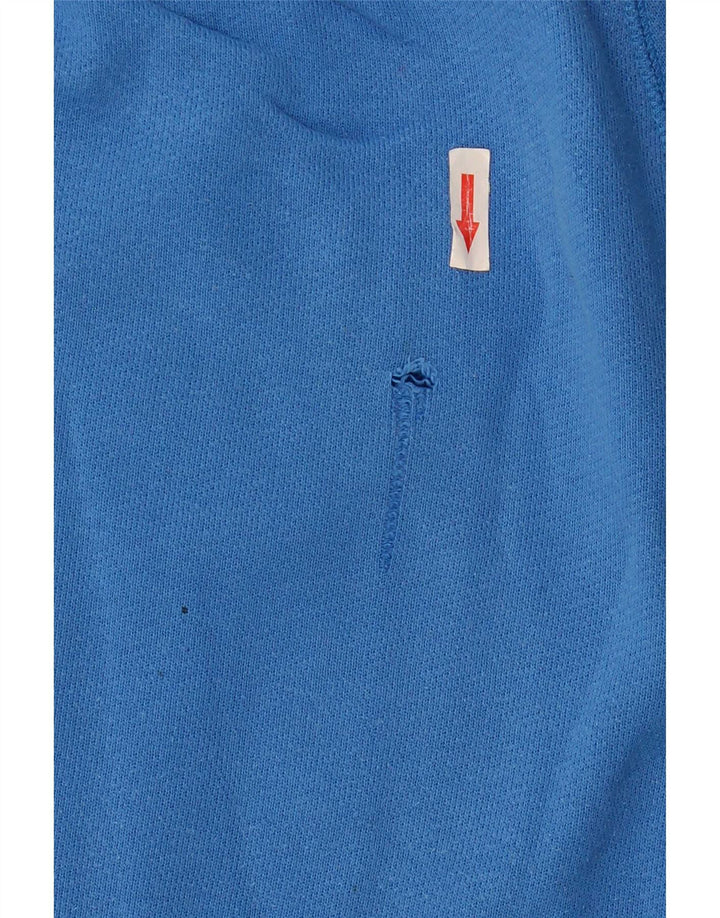 Pantaloncini sportivi Nike da uomo con grafica grande, cotone blu