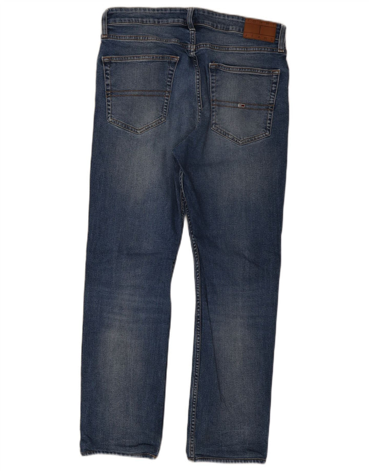 Jeans dritti da uomo Tommy Hilfiger W32 L27 cotone blu