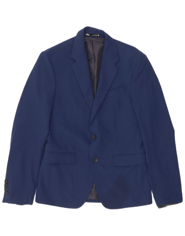 Giacca blazer da uomo a 2 bottoni Zara EU 44 XS blu navy