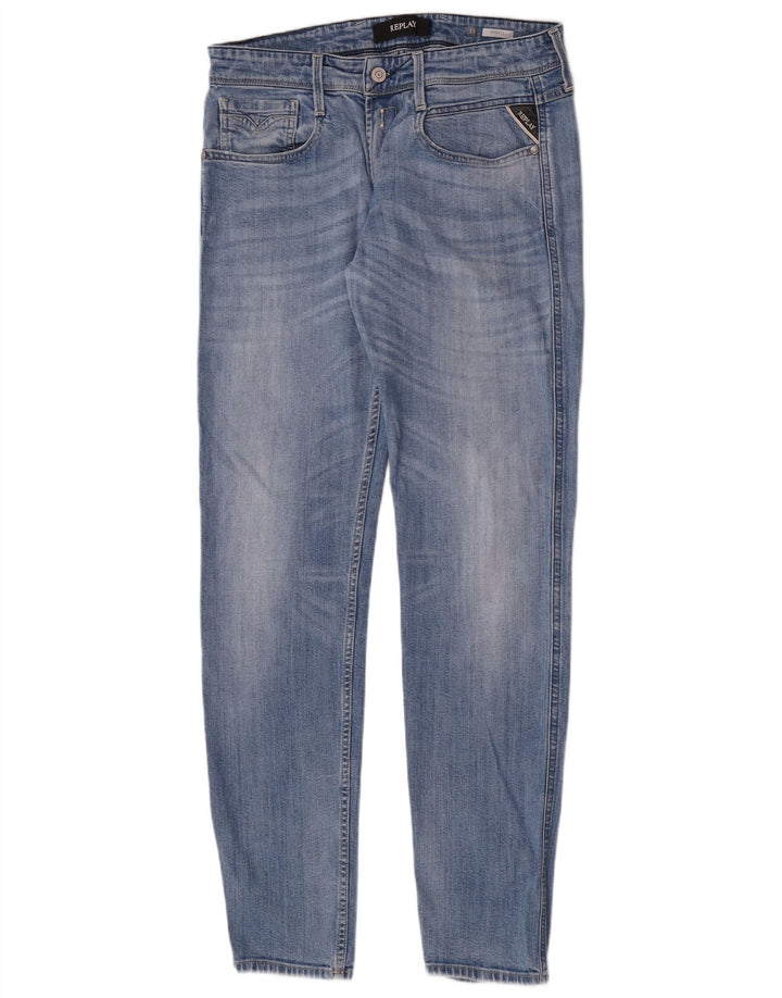 Replay Jeans Anbass Slim da Donna W33 L31 Blu