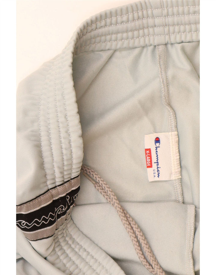 CHAMPION Pantaloni da tuta con grafica USA da uomo XL Poliestere bianco sporco