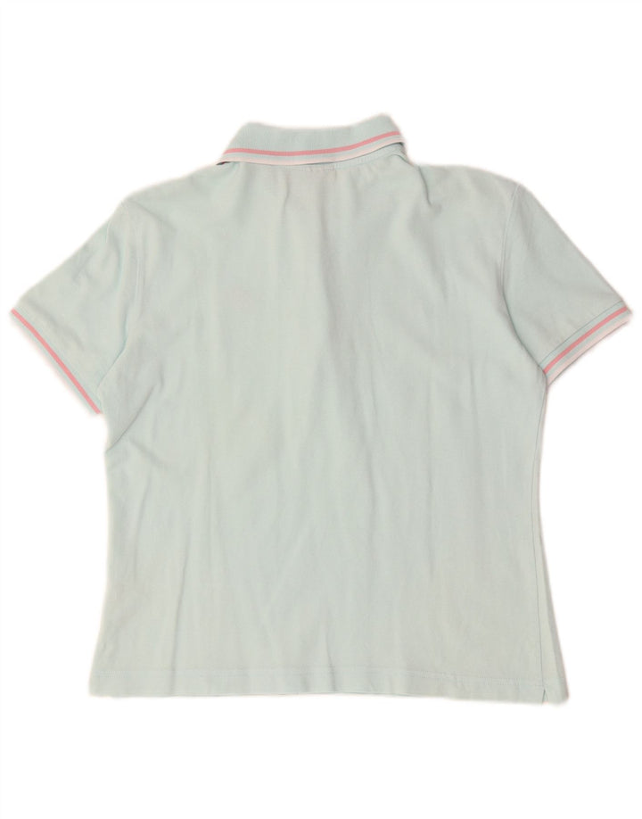 Polo da donna Lotto UK 14 grande in cotone blu