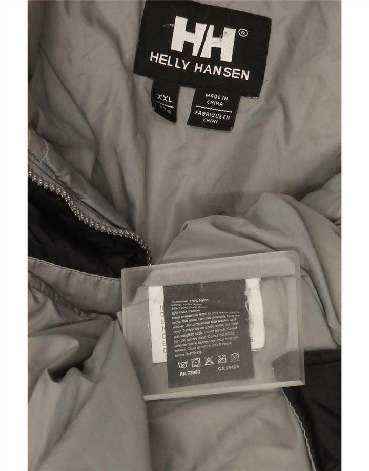 Giacca imbottita grafica da uomo Helly Hansen UK 44 2XL Nylon color block nero