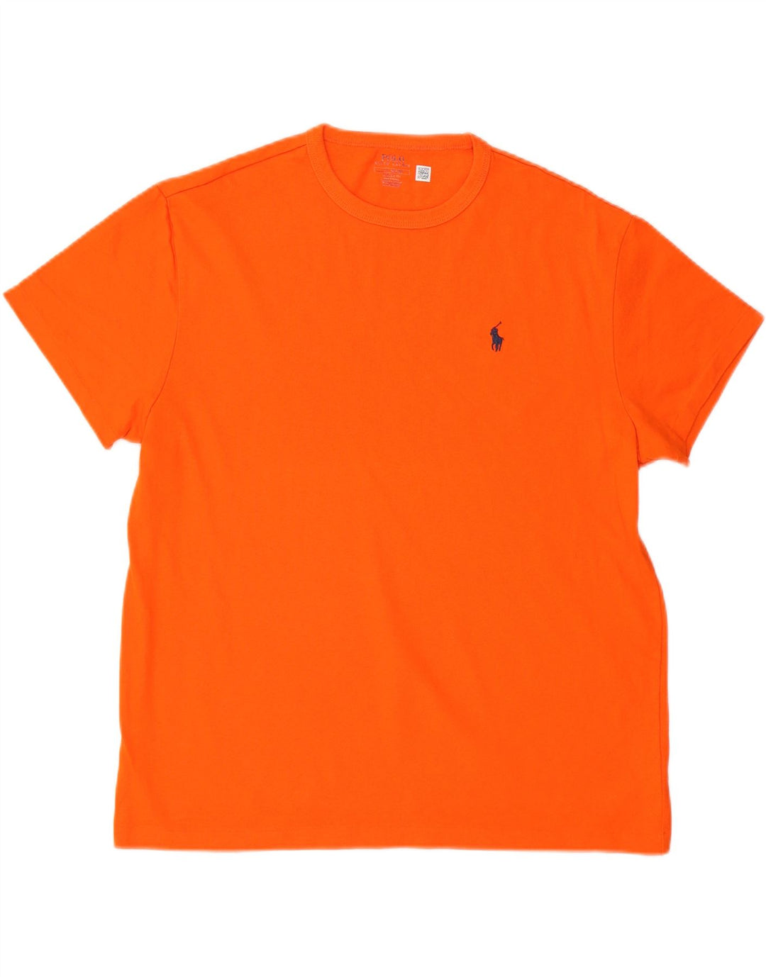 POLO RALPH LAUREN Mens Classic Fit T-Shirt Top Large Orange Cotton
