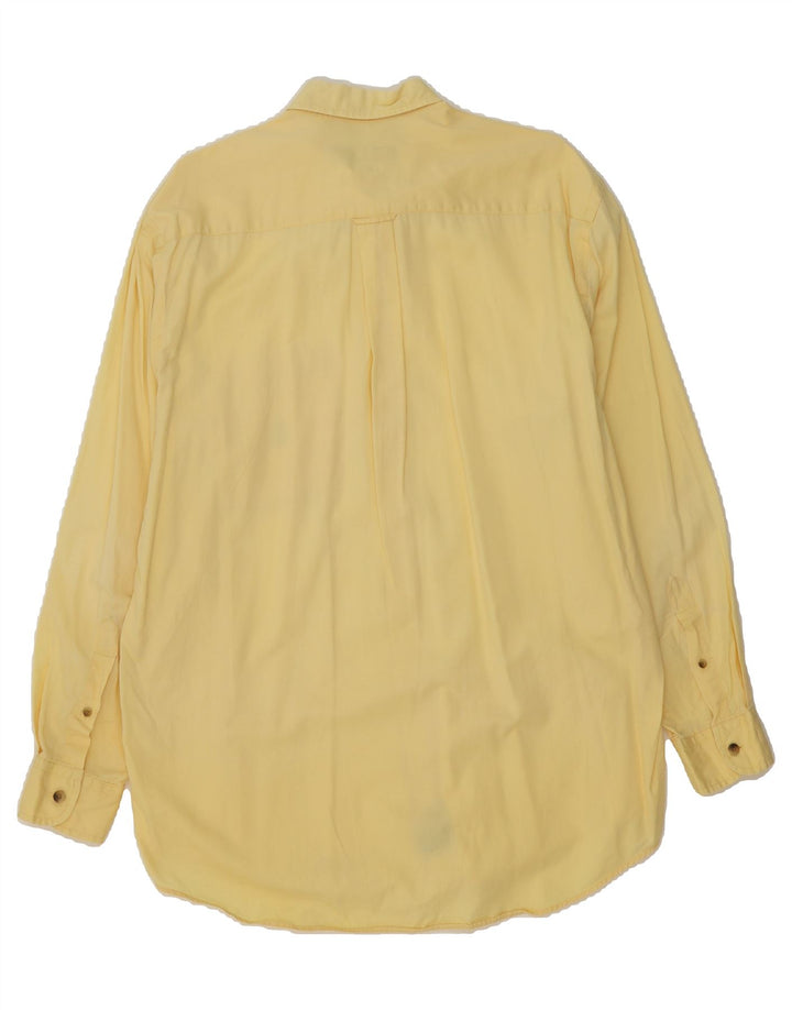 NAUTICA Mens Shirt Medium Yellow Cotton Vintage Nautica and Second-Hand Nautica from Messina Hembry 
