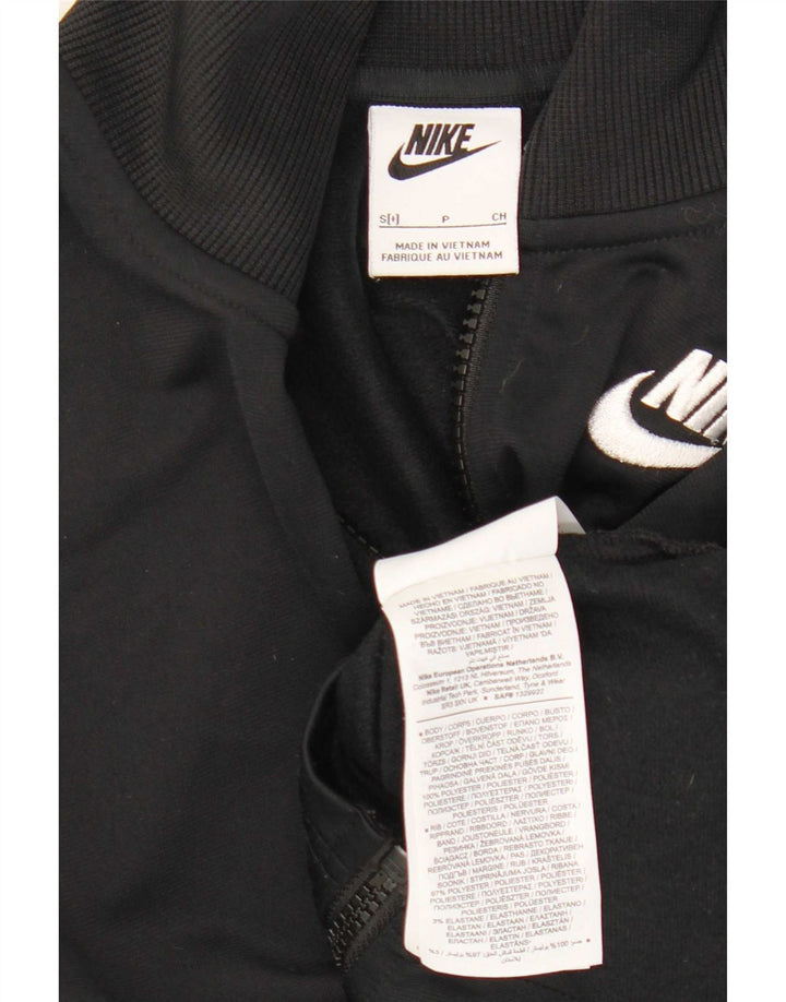 Giacca corta da tuta da donna Nike UK 10 piccola poliestere nero
