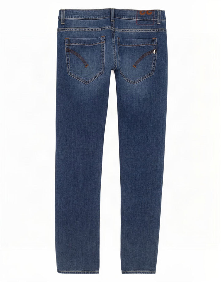 Dondup Jeans Slim Donna W33 L32 Cotone Blu