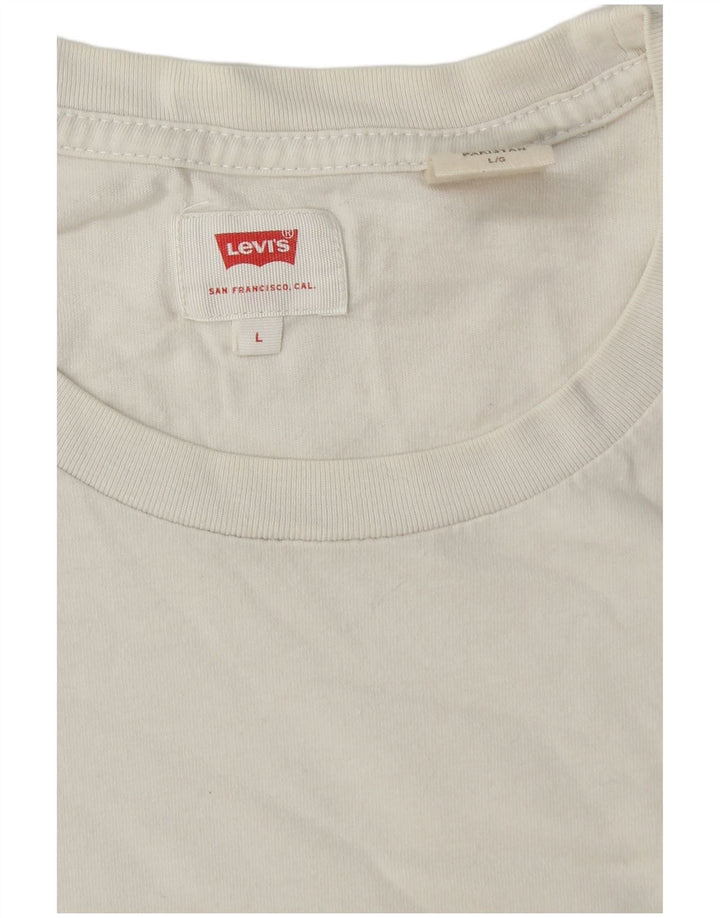 T-shirt da uomo Levi's Top grande bianca