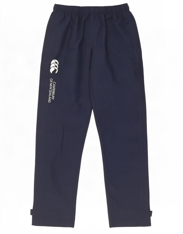 Pantaloni da giacca a vento con grafica Canterbury per ragazzi 13-14 anni blu navy