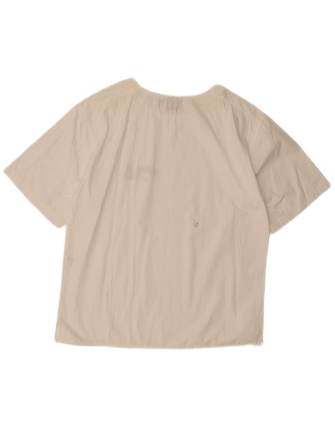 Camicetta oversize da donna Enrico Coveri Top UK 10 piccolo cotone bianco