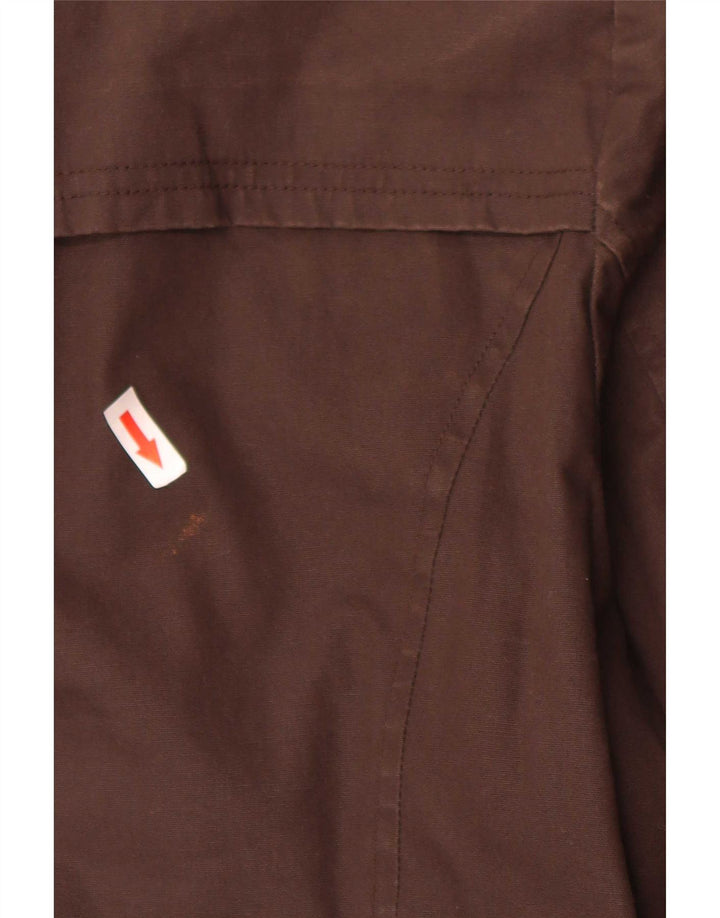 Giacca utility da donna Zara UK 14 grande cotone marrone