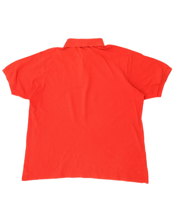 Polo da uomo Lacoste taglia 7 2XL cotone rosso