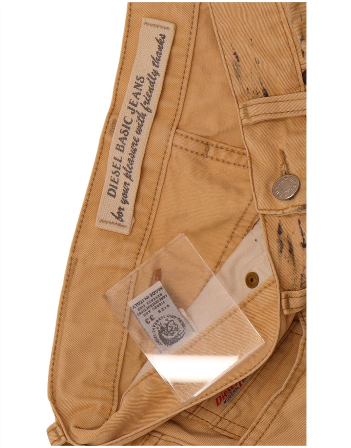 Pantaloni casual da uomo Diesel W33 L28 in cotone beige