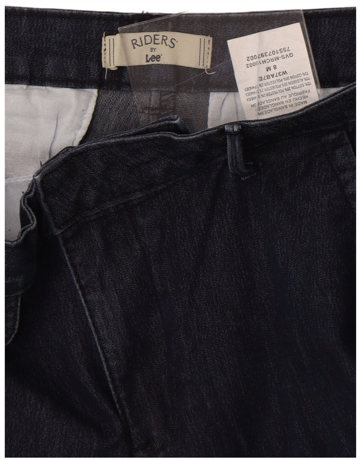 Pantaloncini di jeans Lee Riders da donna US 8 Medium W30 Cotone blu navy