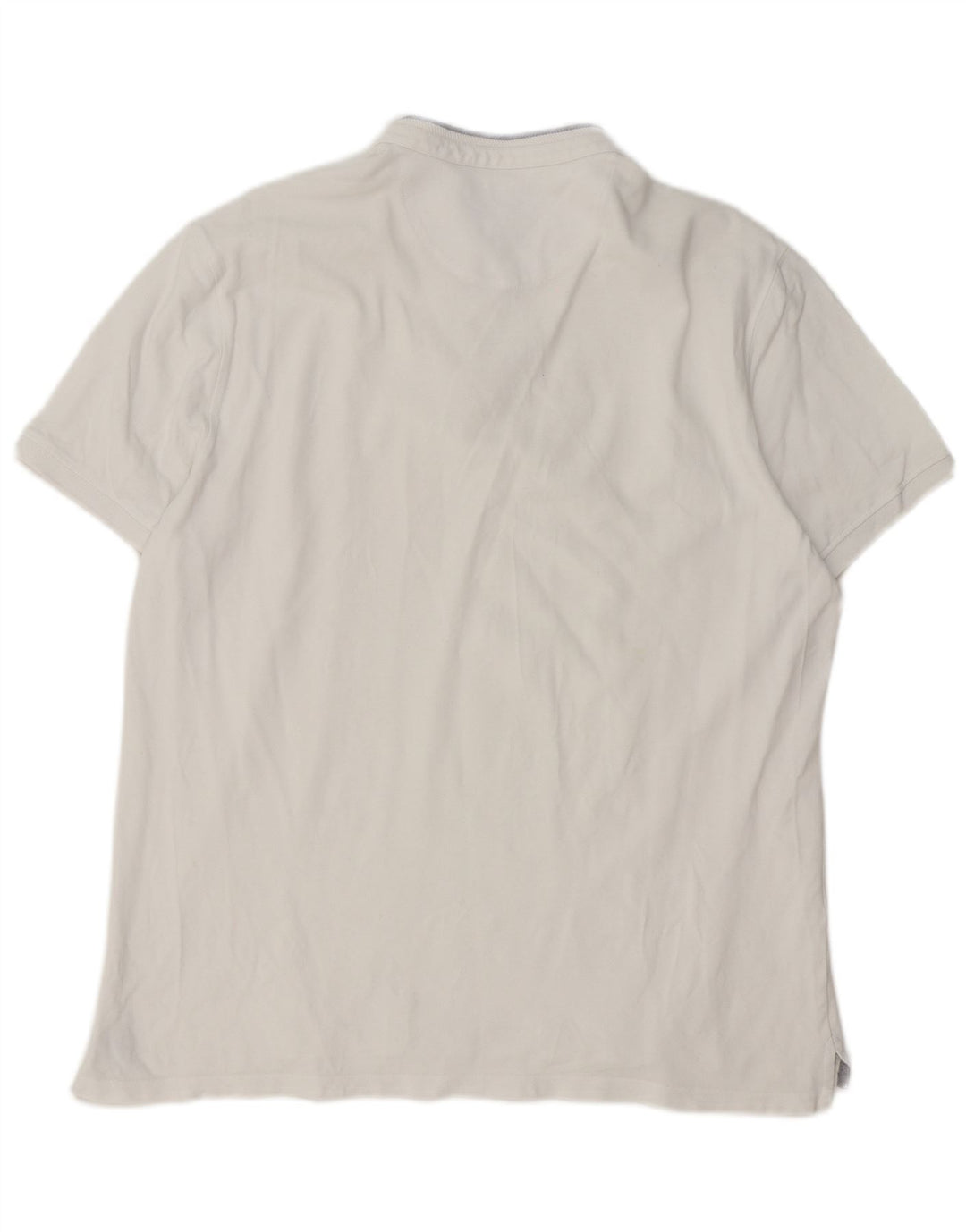 Polo da uomo Massimo Dutti 2XL cotone bianco